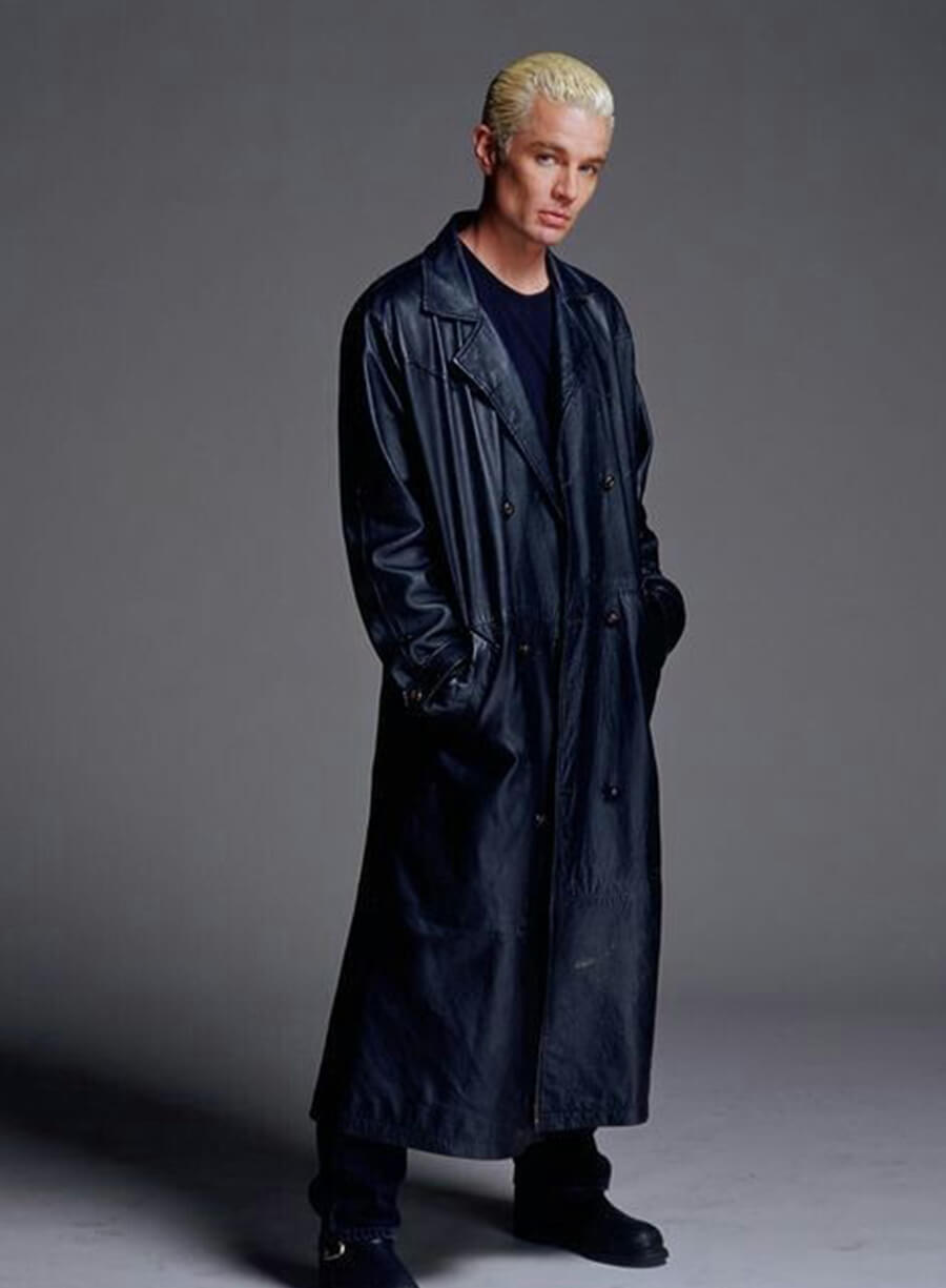 Buffy The Vampire Slayer Spike Black Leather Coat
