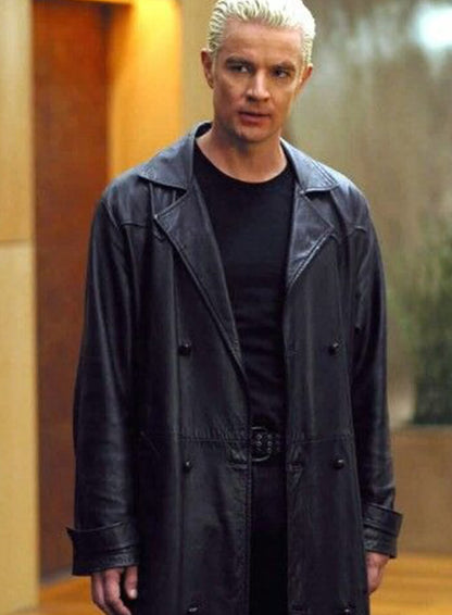 Buffy The Vampire Slayer Spike Black Leather Coat