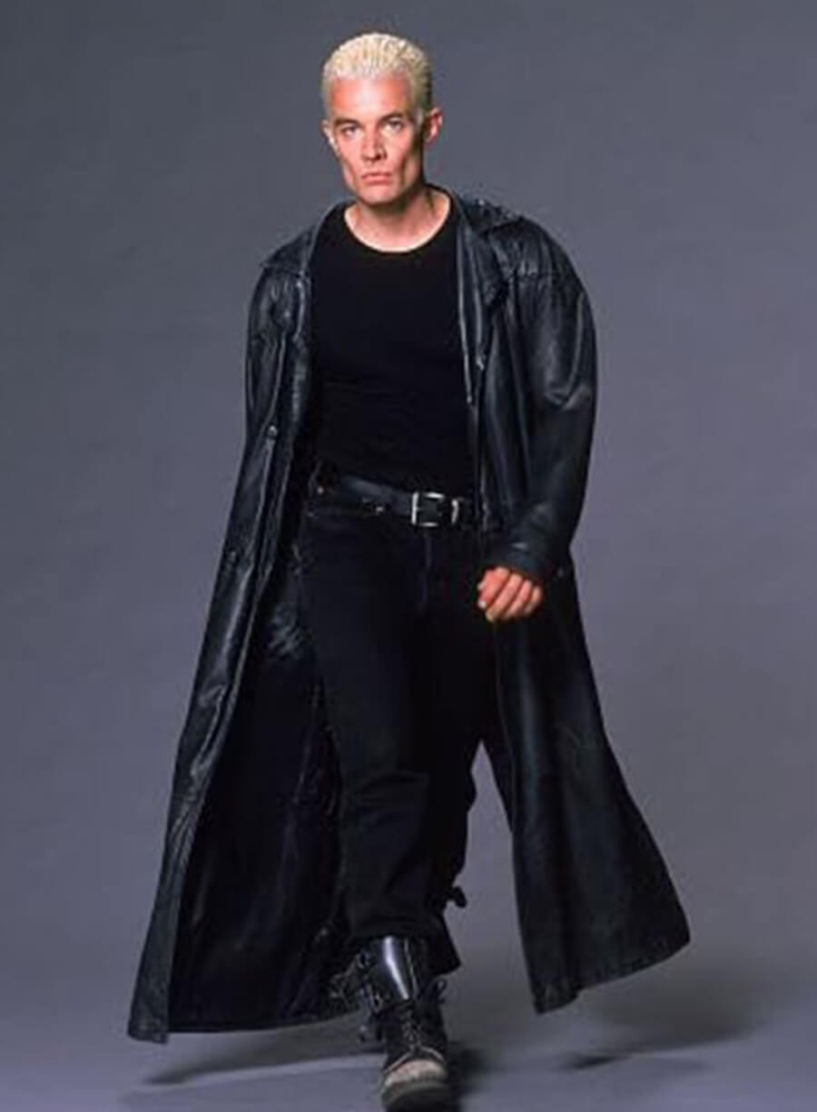 Buffy The Vampire Slayer Spike Black Leather Coat