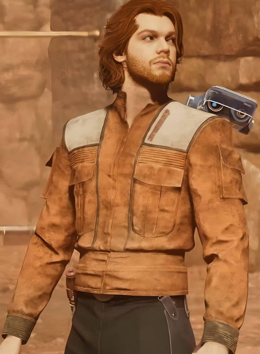 Cal Kestis Leather Jacket