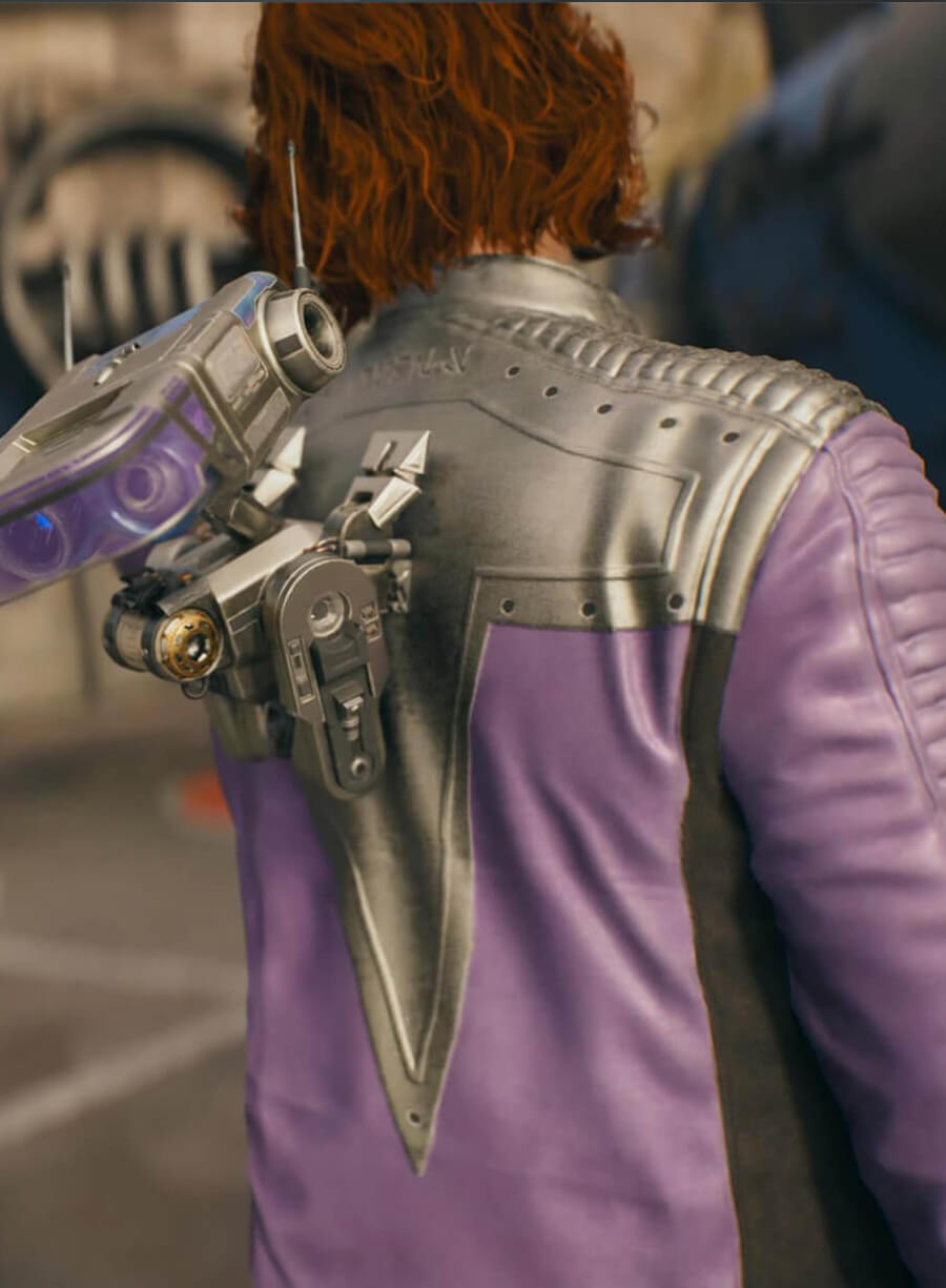 Cal Kestis Jedi Knight Purple Jacket