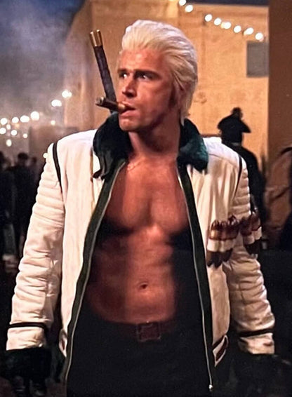 One Piece S02 Smoker White Leather Jacket