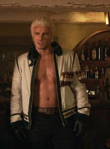 One Piece S02 Smoker White Leather Jacket