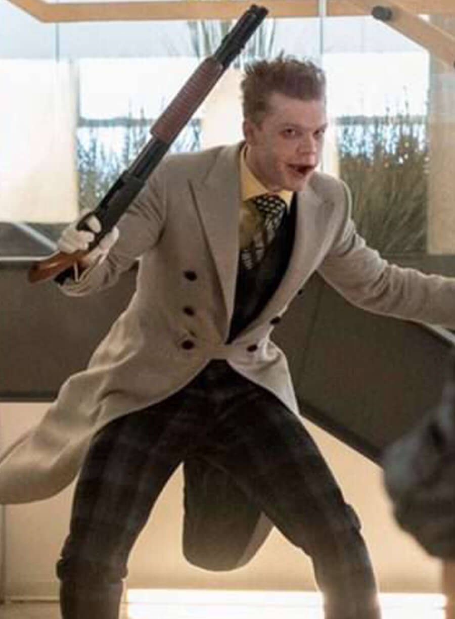 Cameron Monaghan Gotham Beige Trench Coat