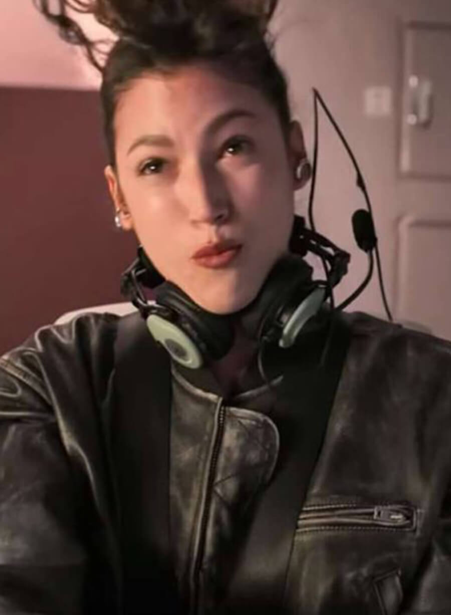  Úrsula Corberó Black Leather Jacket