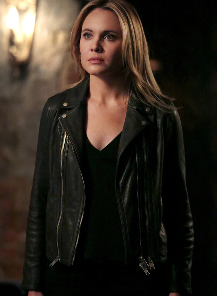 Camille O'Connell The Originals Black Biker Jacket