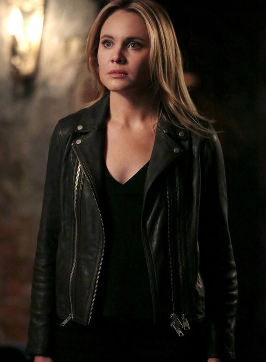 Camille O'Connell The Originals Black Biker Jacket