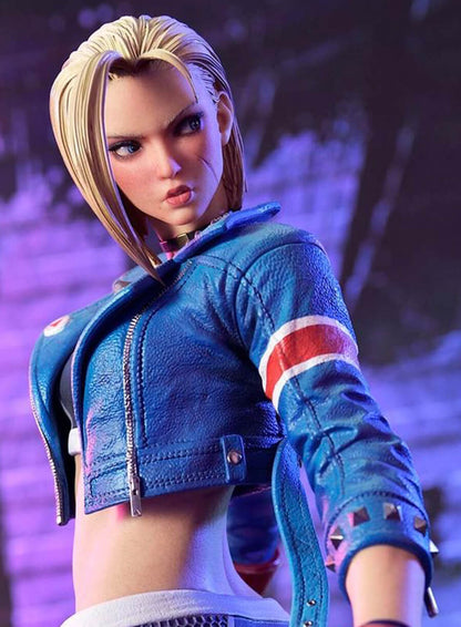 Cammy White Street Fighter 6 Blue Leather Jacket