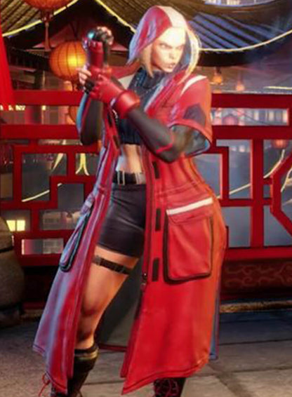 Cammy White Street Fighter 6 Red Trench Coat