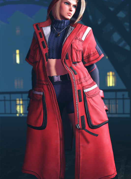 Cammy White Street Fighter 6 Red Trench Coat