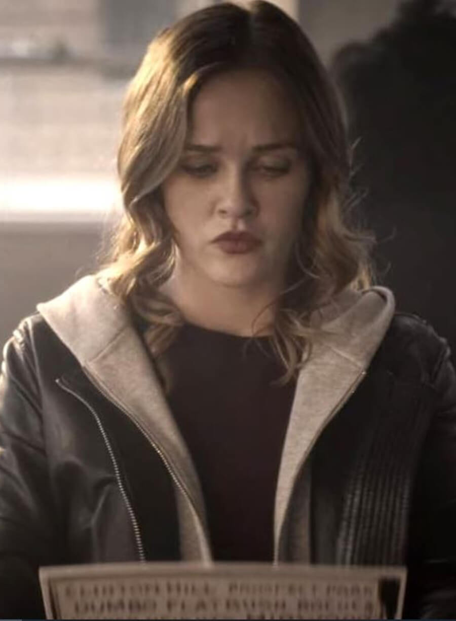 Candace Stone You Tv Series Black Real Leather Jacket