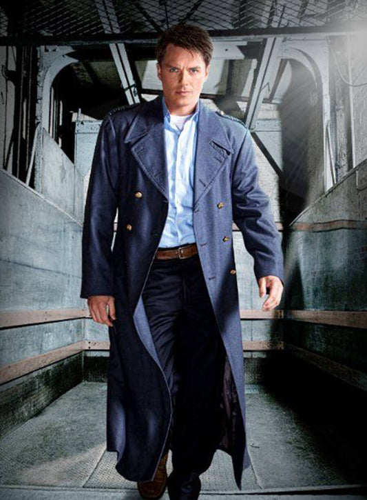Captain Jack Harkness Torchwood Blue Long Coat