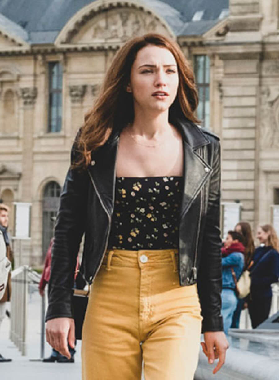 Cara Bloom God Friended Me Leather Jacket