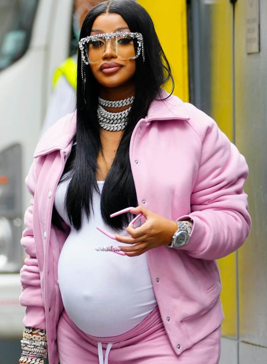 Cardi B Pink Jacket – LeatherJacketMerchant
