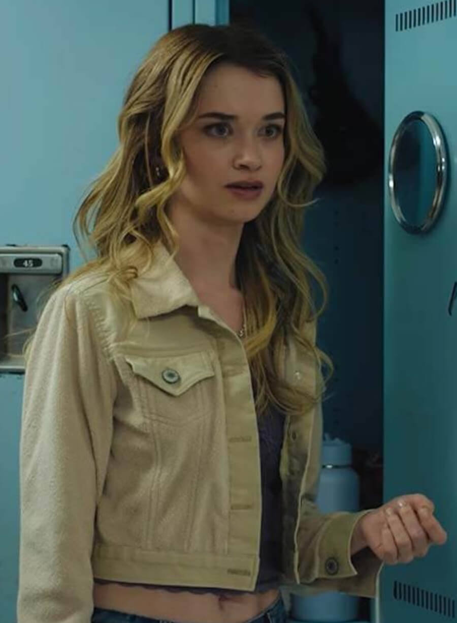 Carrie S01 Chris Hargensen Cropped Beige Jacket