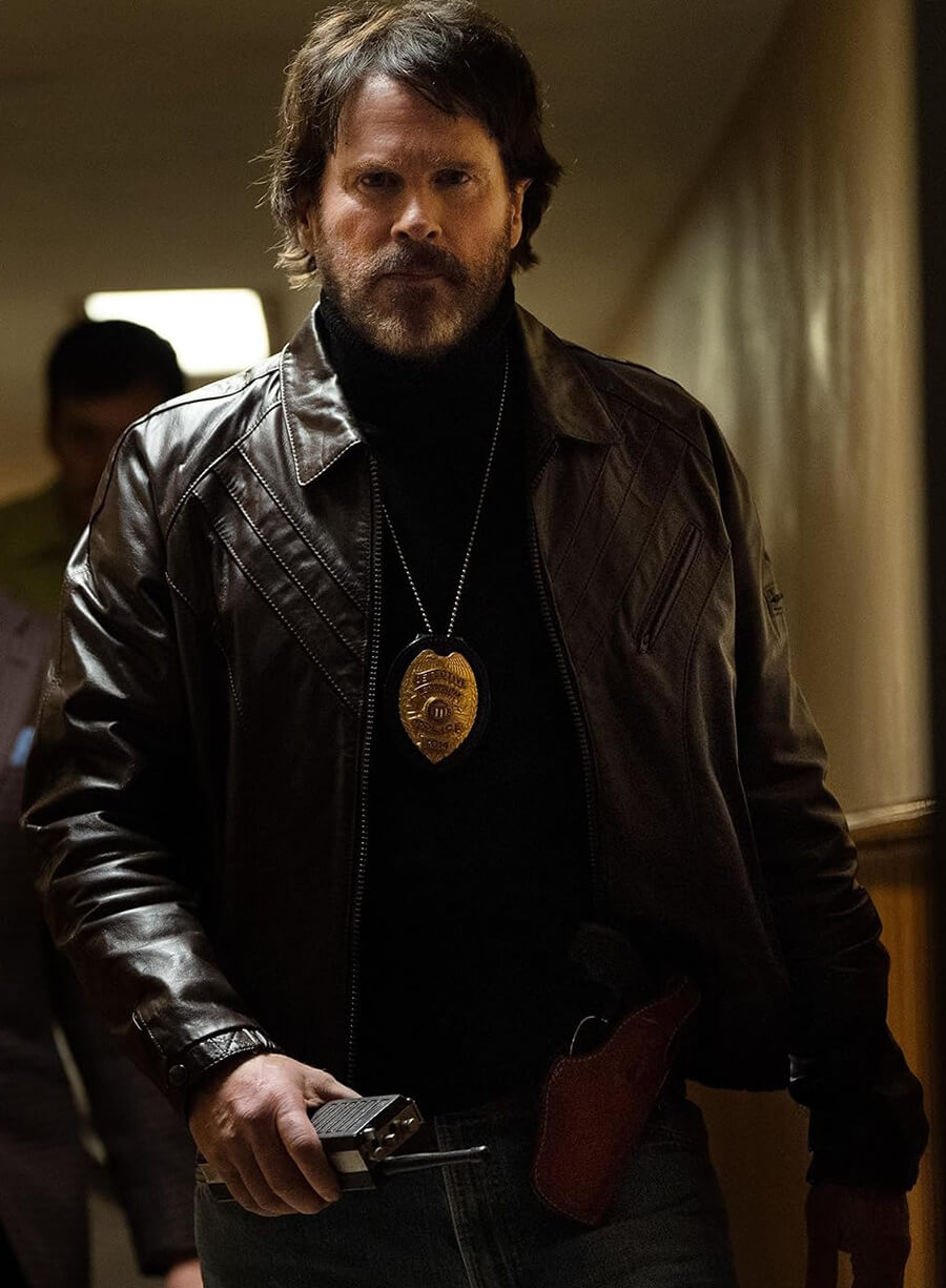 Cary Elwes Dead Man’s Wire Brown Leather Jacket