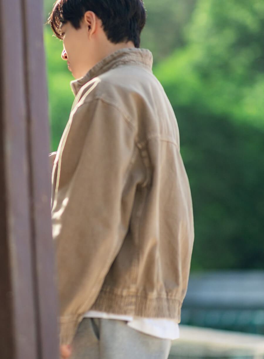 Cashero 2025 Lee Jun-ho Brown Cotton Jacket