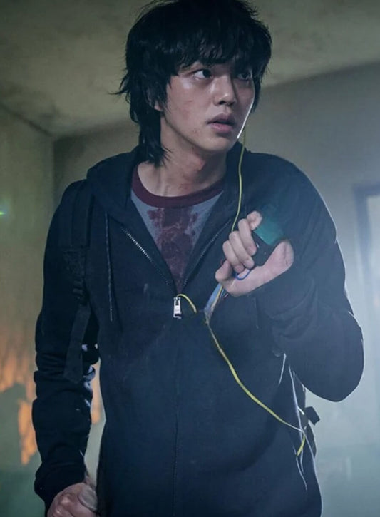 Cha Hyun-su Sweet Home S01 Black Hooded Jacket