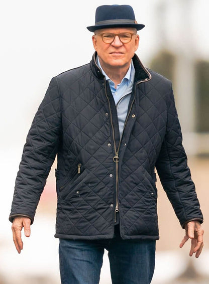 Charles-Haden Savage Only Murders in the Building Black Quilted Jacket