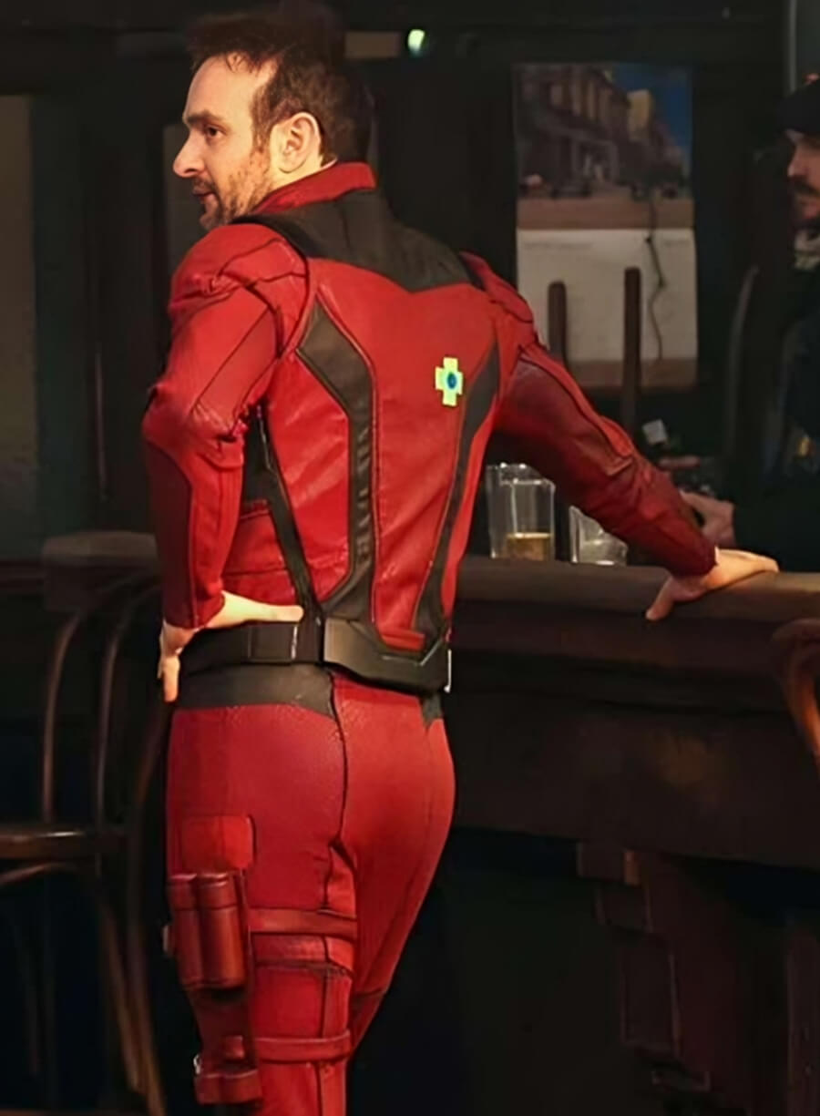  Charli Rox Daredevil Born Again Red Costume Jacket