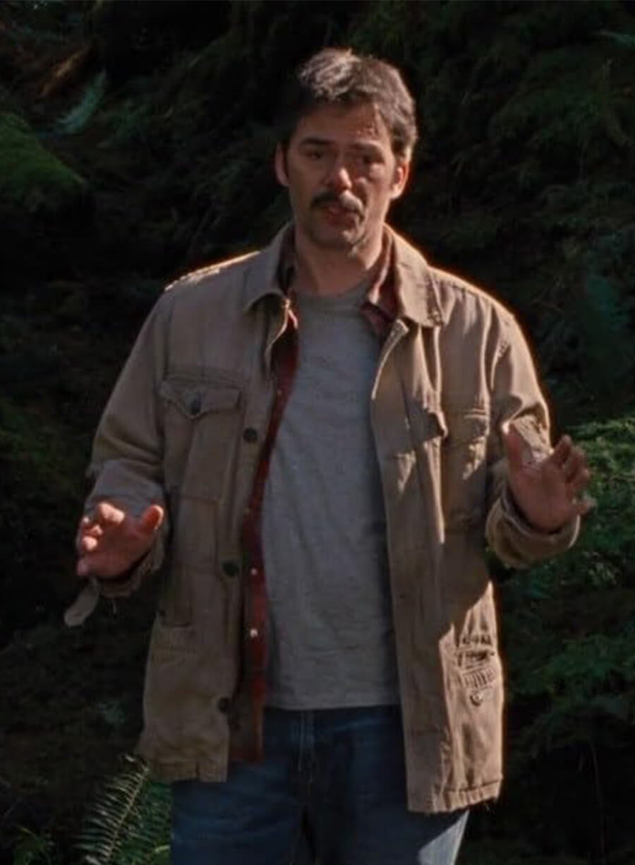 Charlie Swan The Twilight Saga: Breaking Dawn 2 Beige Cotton Jacket