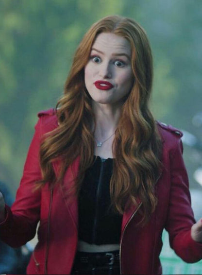 Cheryl Blossom Riverdale S06 Red Leather Jacket