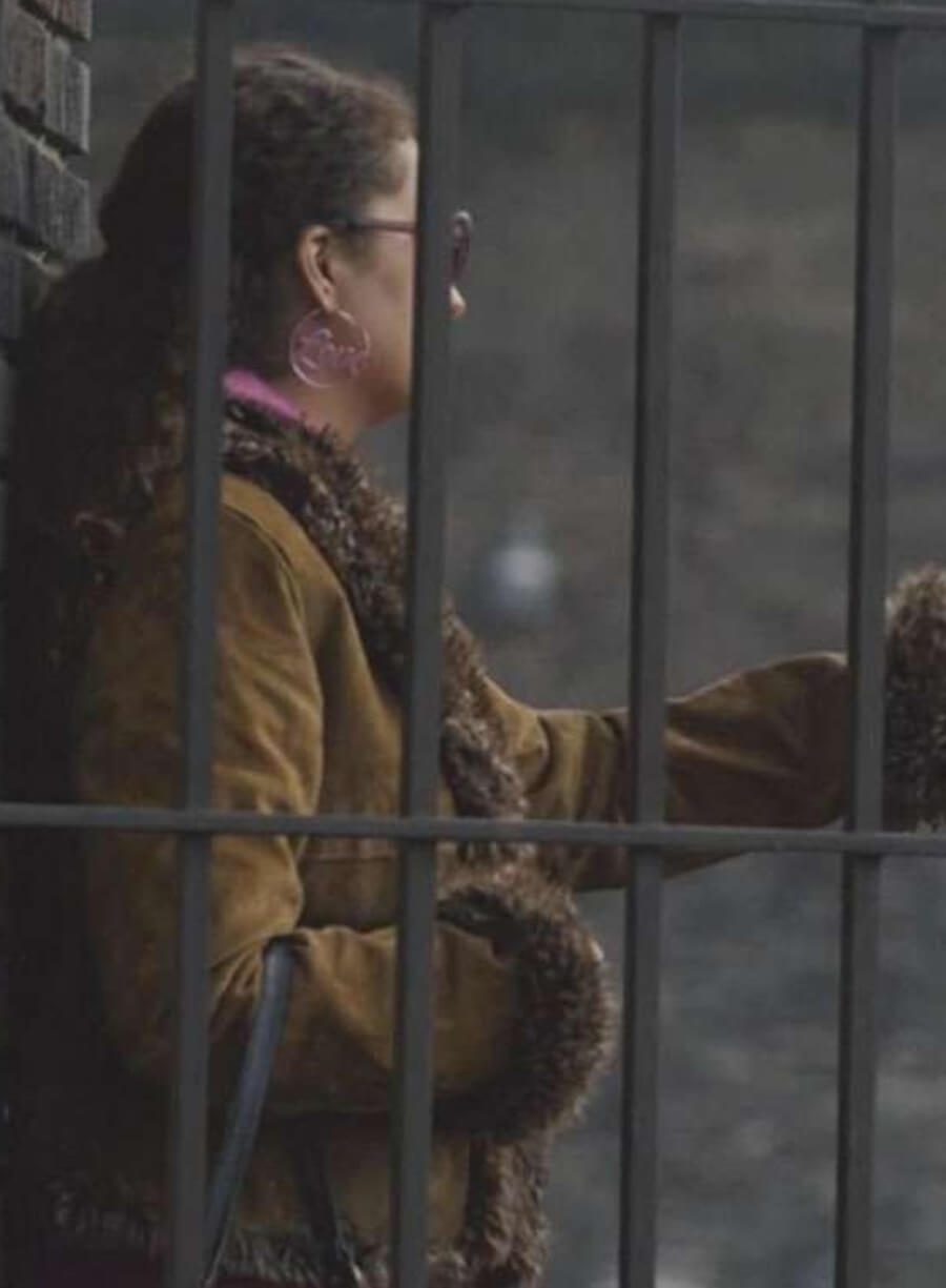 Cheyenne Puga Neighborhood Watch Brown Fur Jacket