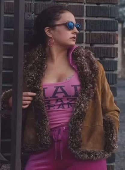 Cheyenne Puga Neighborhood Watch Brown Fur Jacket