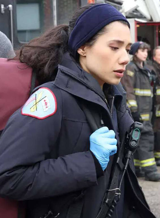 Chicago Fire S12 Violet Mikami Black Jacket