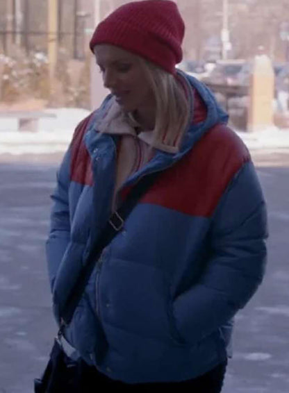 Chicago Fire Sylvie Brett Blue Puffer Jacket