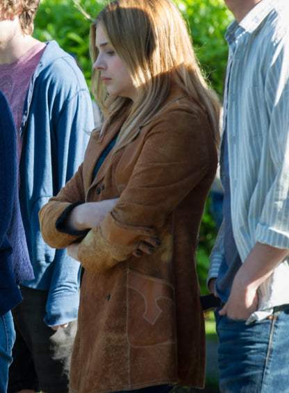 Chloë Grace Moretz Laggies Suede Coat