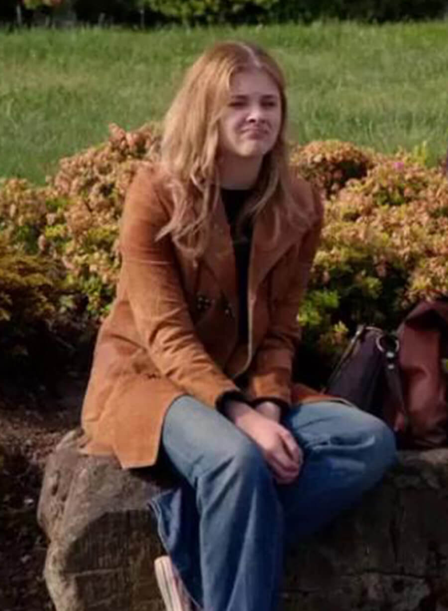 Chloë Grace Moretz Laggies Suede Coat