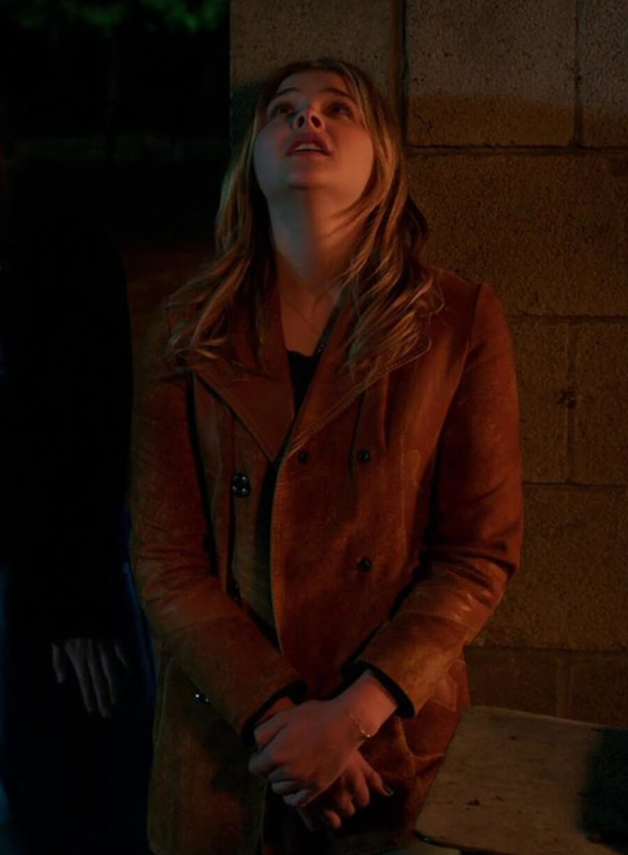 Chloë Grace Moretz Laggies Suede Coat