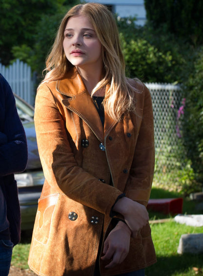 Chloë Grace Moretz Laggies Suede Coat
