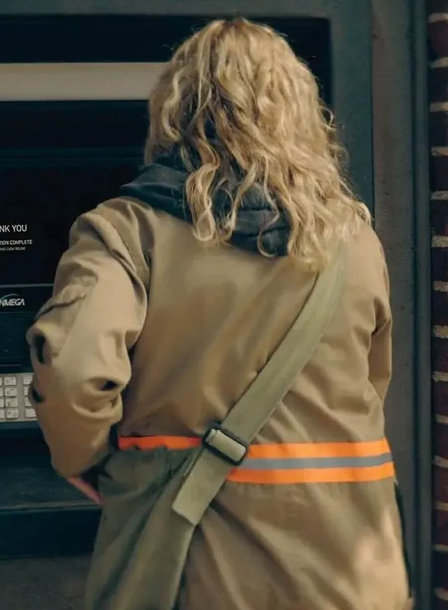 Chloë Grace Moretz The Peripheral Brown Cotton Jacket