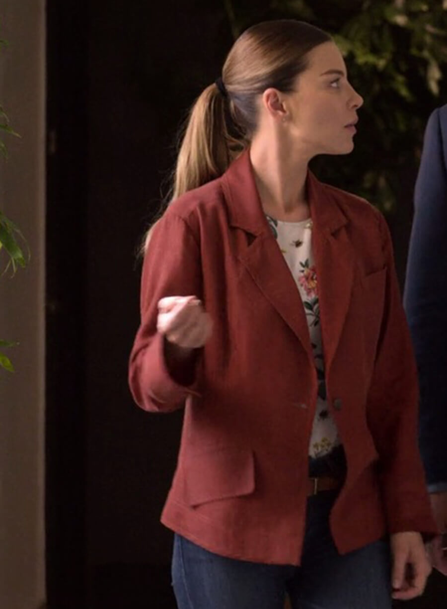 chloe decker red dress Lucifero