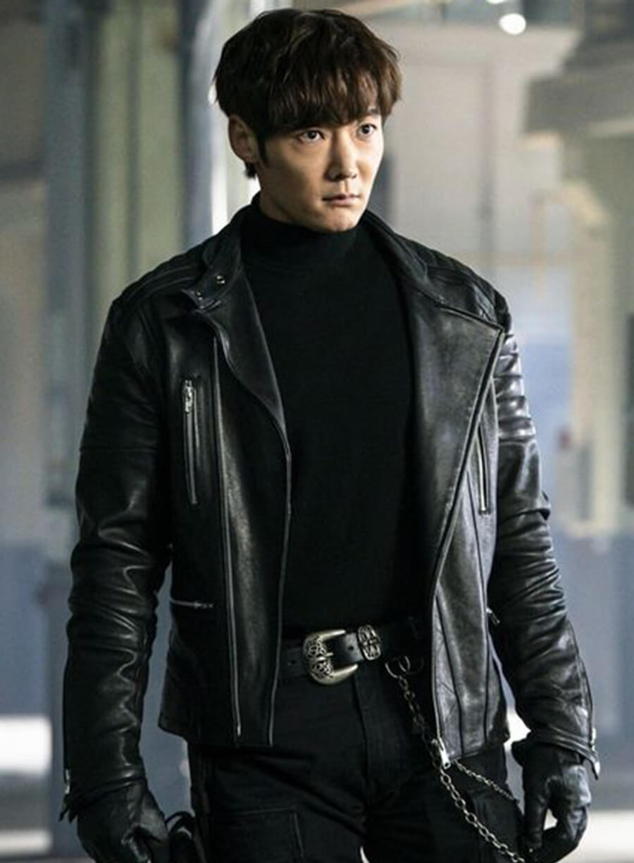 Choi Jin-hyuk Rugal Biker Leather Jacket