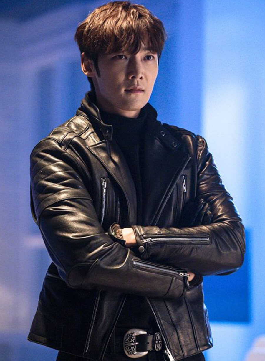 Choi Jin-hyuk Rugal Biker Leather Jacket