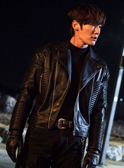 Choi Jin-hyuk Rugal Black Leather Jacket