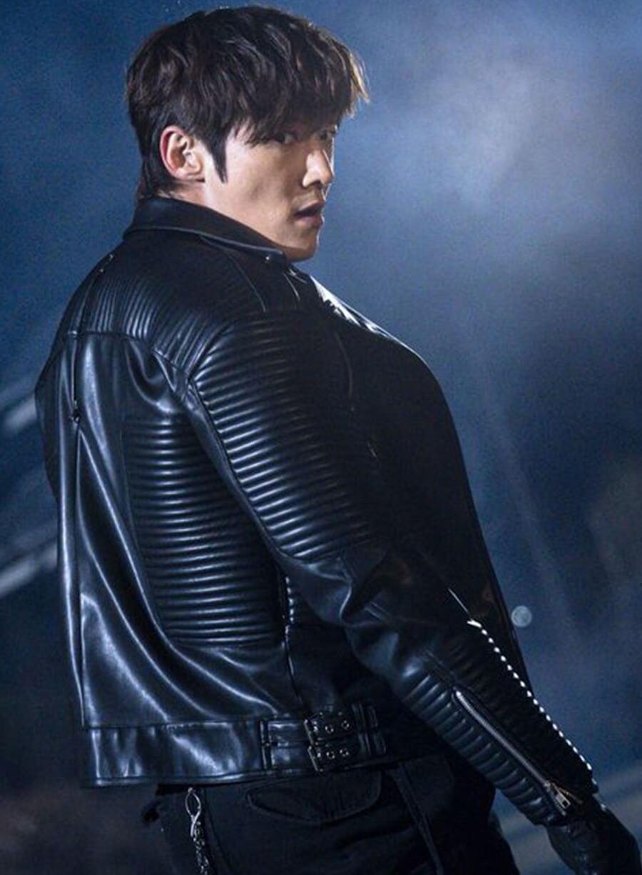 Choi Jin-hyuk Rugal Black Leather Jacket