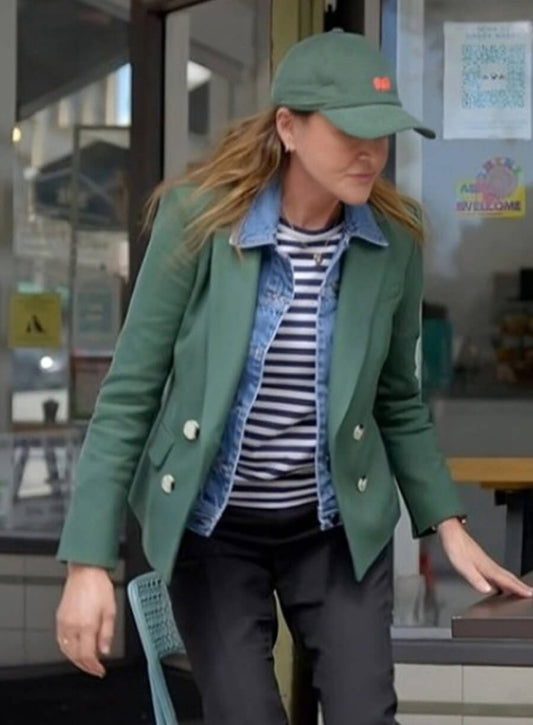 Christa Miller Shrinking S02 Green Blazer