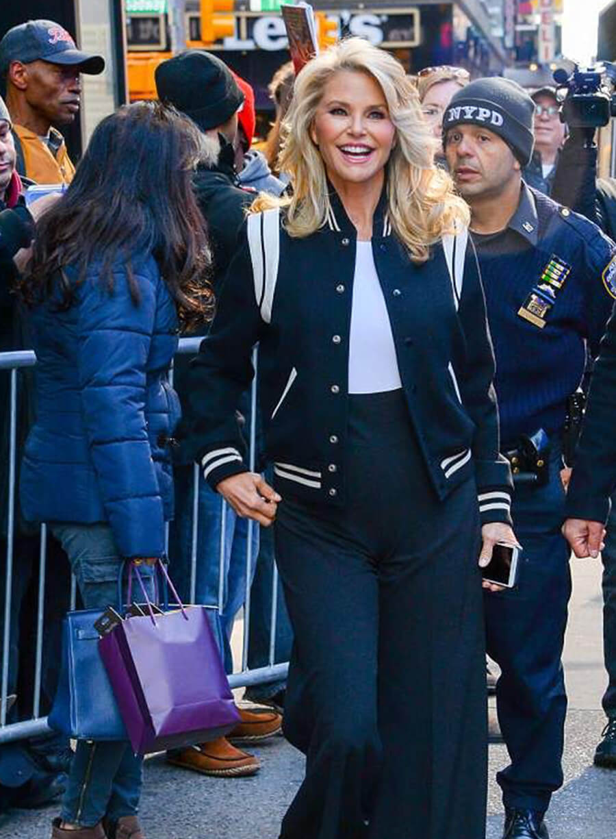 Christie Brinkley Black Wool Jacket