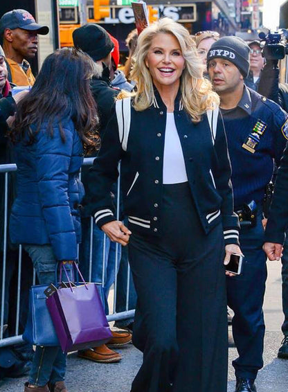 Christie Brinkley Black Wool Jacket