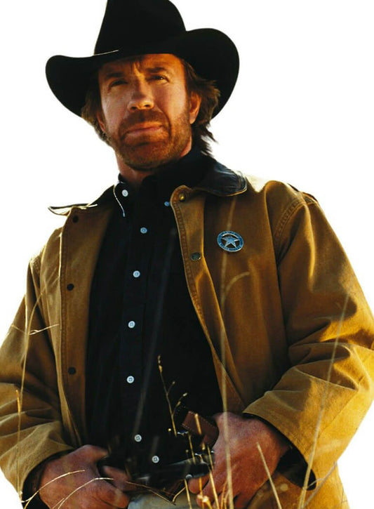 Chuck Norris Brown Cotton Coat