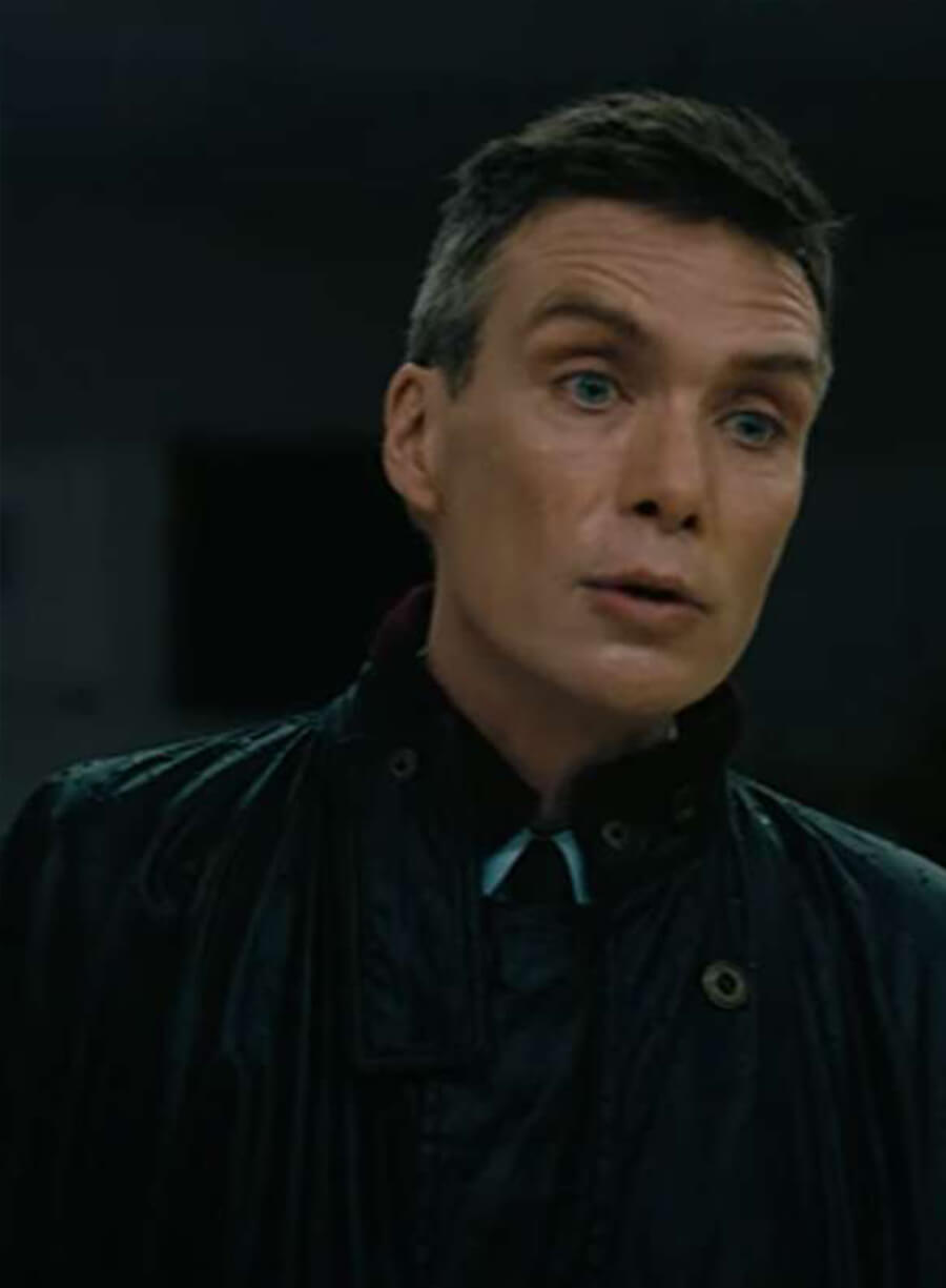 Cillian Murphy Oppenheimer Leather Jacket