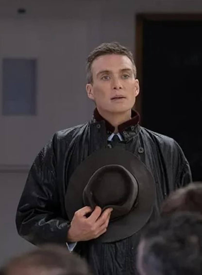 Cillian Murphy Oppenheimer Leather Jacket