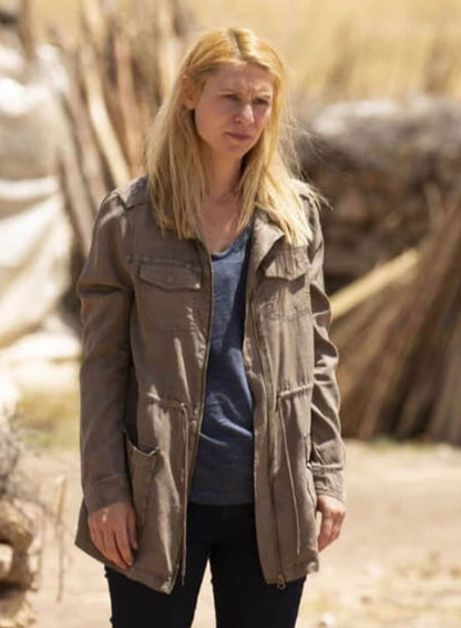 Claire Danes Homeland Cotton Jacket