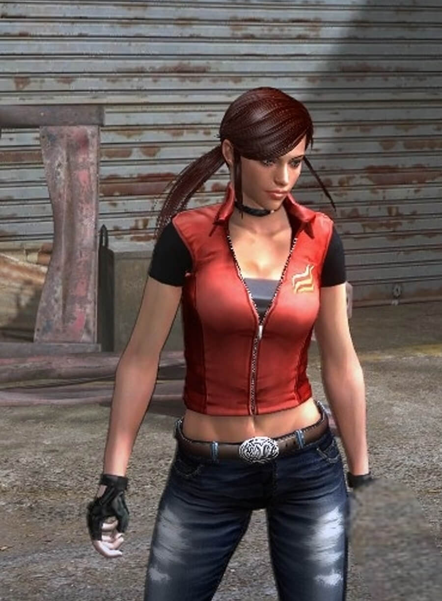 Claire Redfield Resident Evil Code Veronica Leather Vest