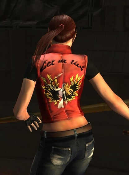 Claire Redfield Resident Evil Code Veronica Leather Vest