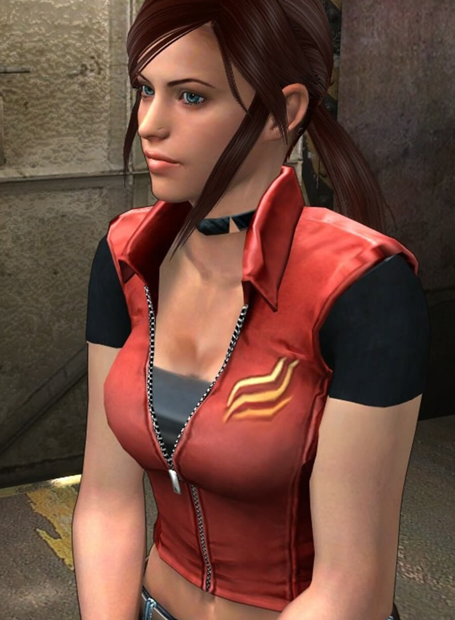 Claire Redfield Resident Evil Code Veronica Leather Vest